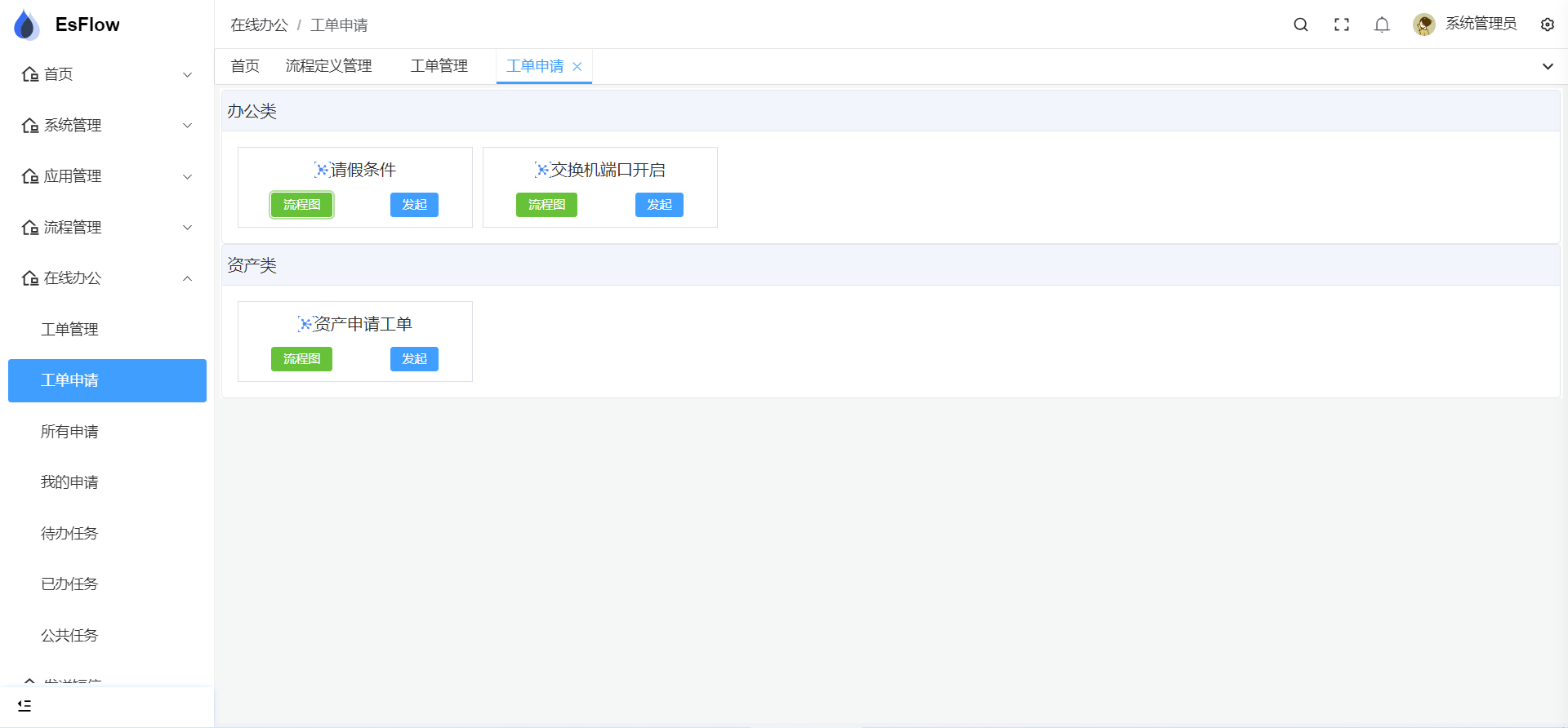 工单申请
